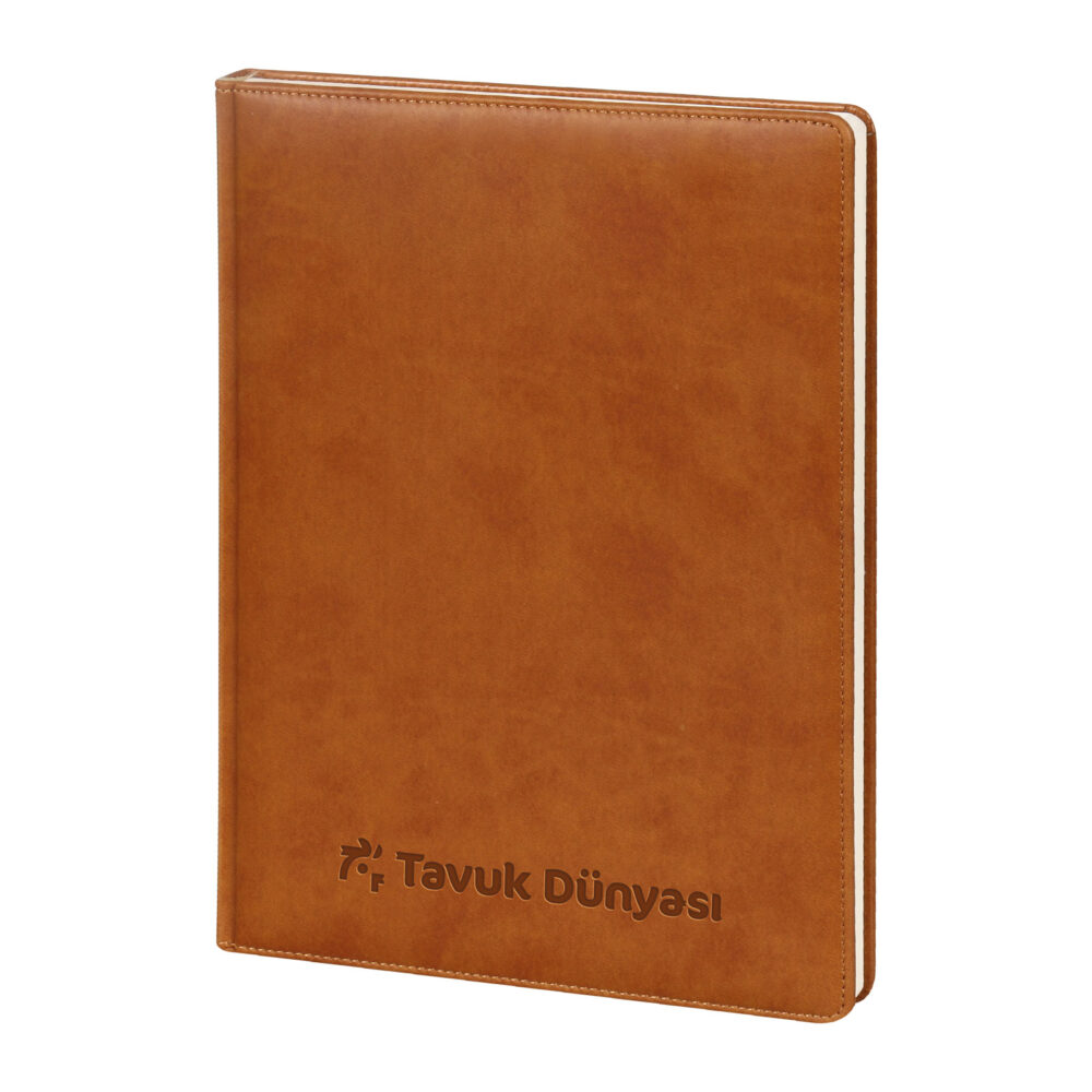 YAKACIK TABA TARİHLİ GÜNLÜK CİLTLİ AJANDA (20X28 CM) | Promosyon Ürünleri
