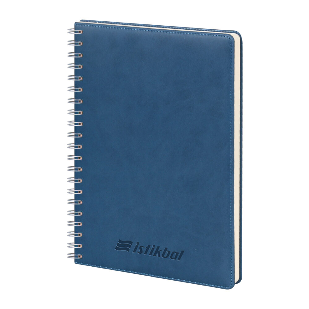 GİMAT LACİVERT TARİHLİ SPİRALLİ GÜNLÜK AJANDA (20X28 CM) | Promosyon Ürünleri