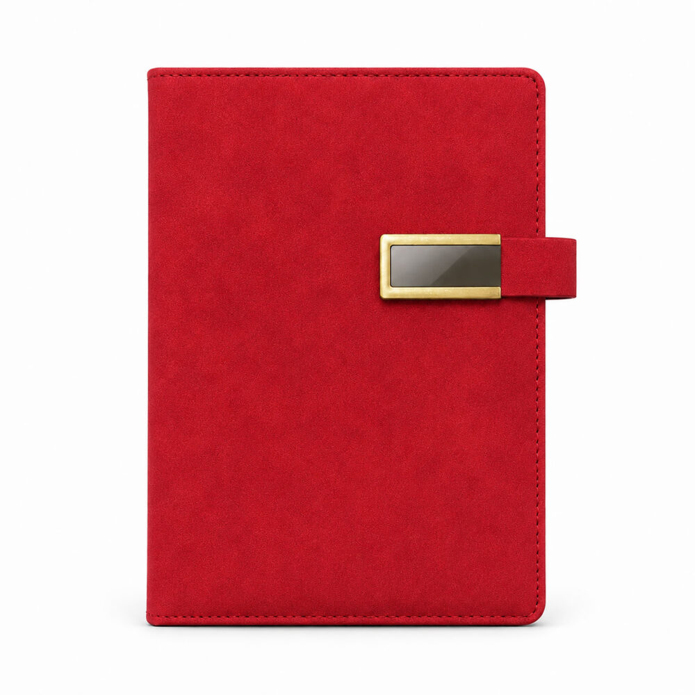 ANAFARTALAR KIRMIZI TARİHSİZ DEFTER (15X21 CM) | Promosyon Ürünleri