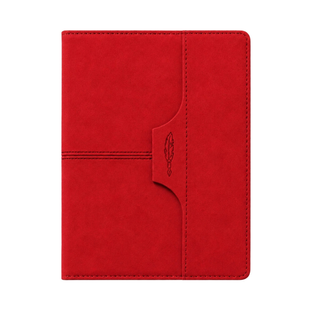 ATAKULE KIRMIZI TARİHSİZ DEFTER (15X21 CM) | Promosyon Ürünleri