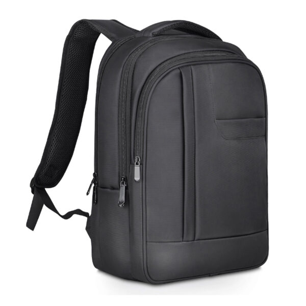 SERÜVEN SİYAH LAPTOP BÖLMELİ SIRT ÇANTASI