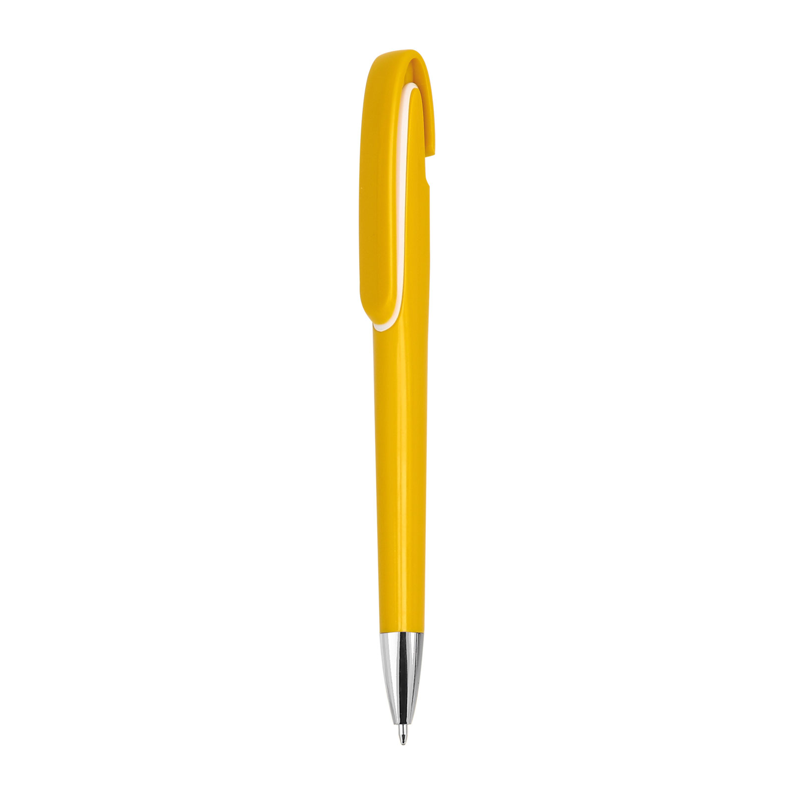 ÇUKURCA SARI PLASTİK TÜKENMEZ KALEM | Promosyon Ürünleri