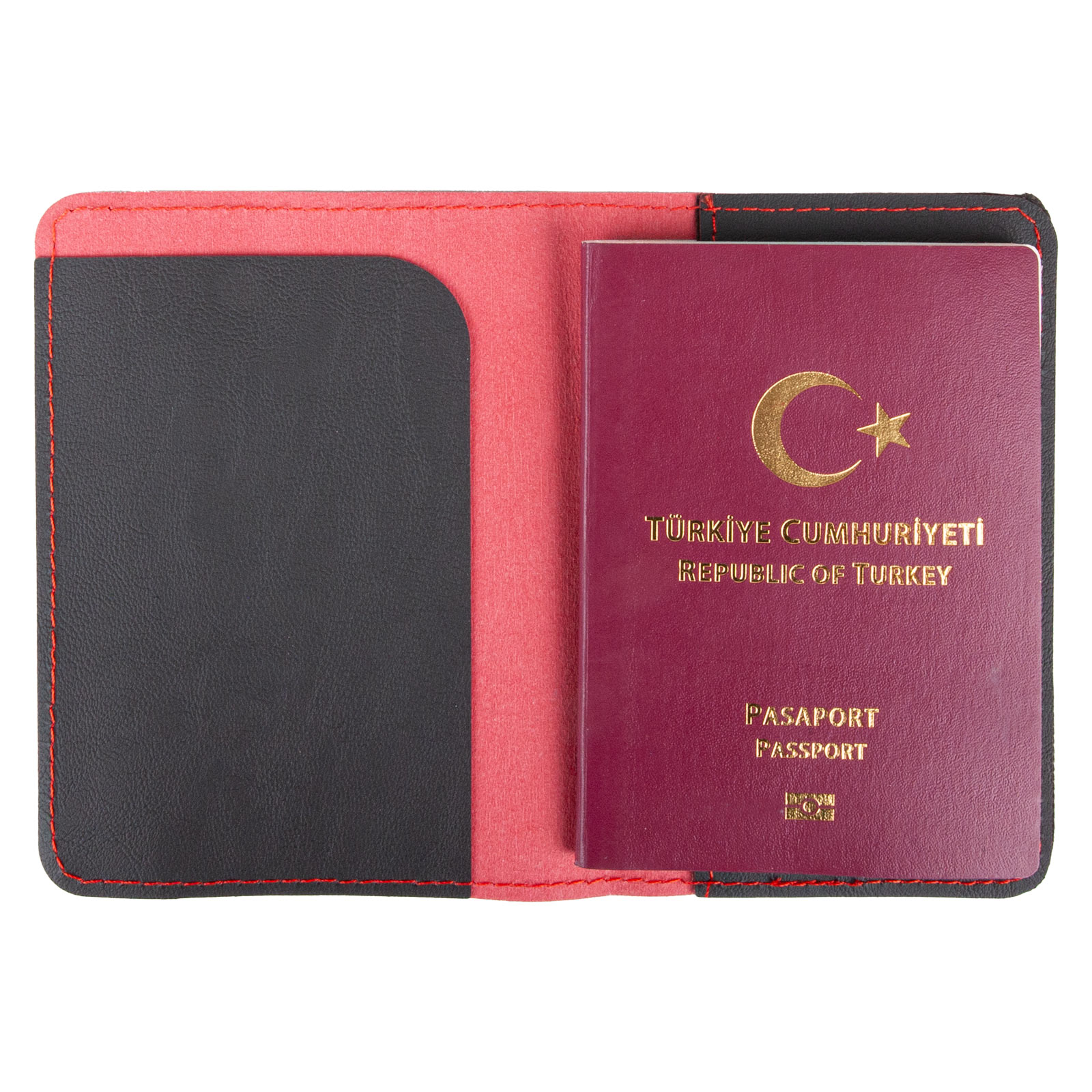 PASAPORTLUK KIRMIZI DERİ | Promosyon Ürünleri