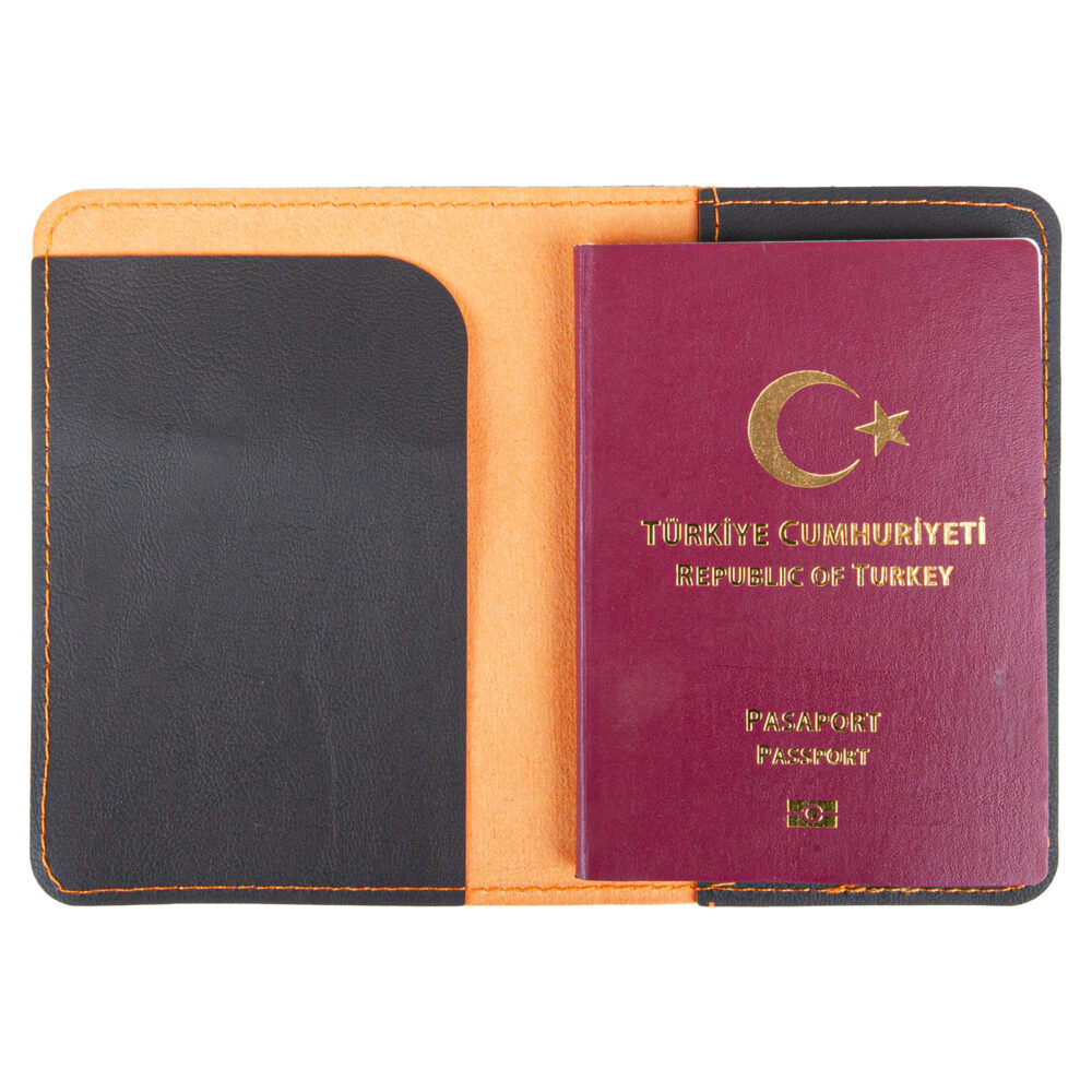 PASAPORTLUK TURUNCU DERİ | Promosyon Ürünleri