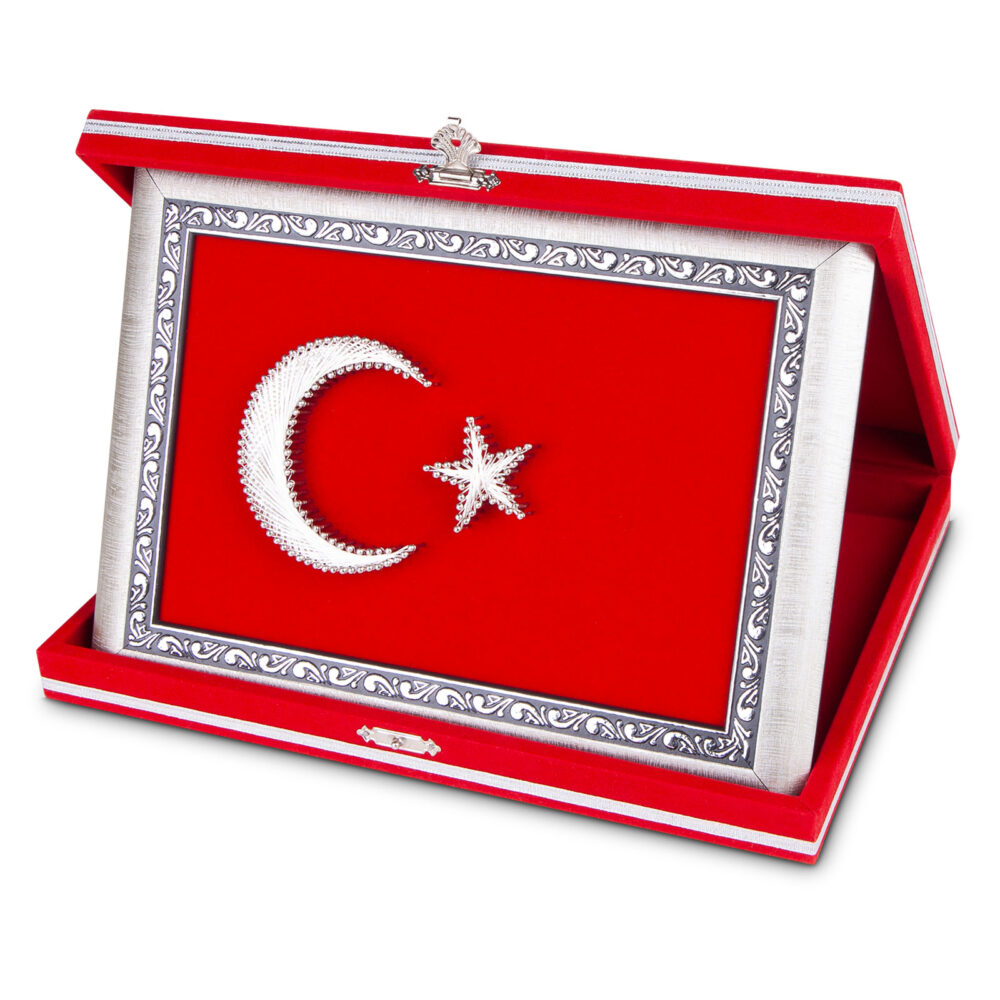 SANCAK DİKDÖRTGEN BAYRAK PLAKET | Promosyon Ürünleri
