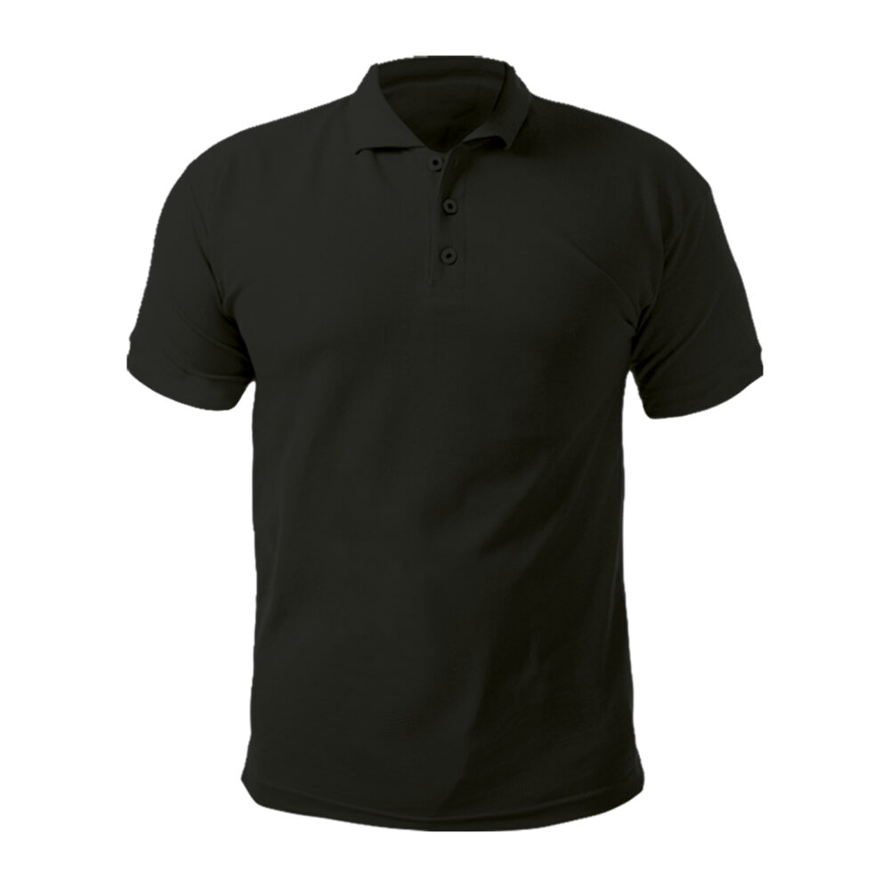 AÇELYA SİYAH XXL POLO YAKA TİŞÖRT | Promosyon Ürünleri