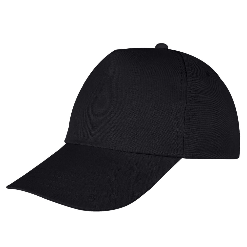 PAPATYA SİYAH POLYESTER ŞAPKA - Görsel 1