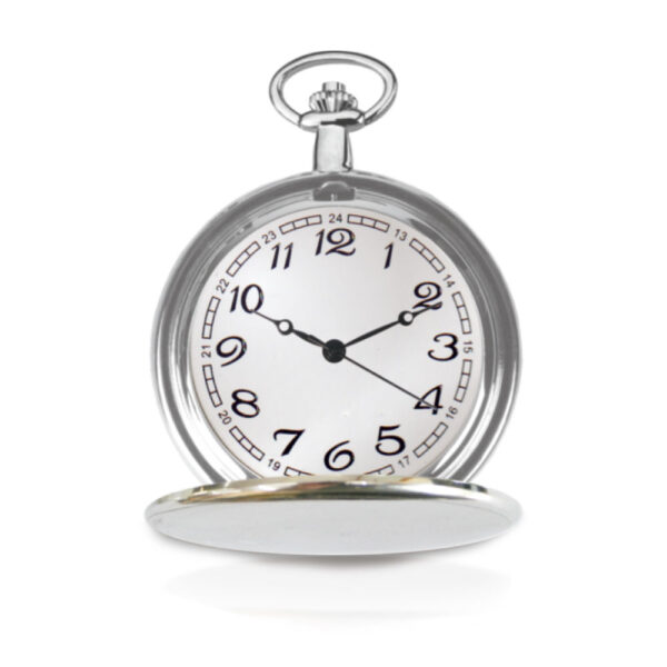 KÖSTEKLİ GÜMÜŞ CEP SAATİ