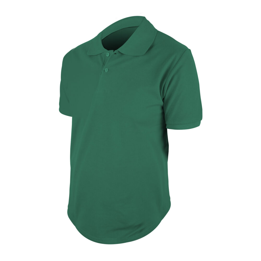BEGONYA KOYU YEŞİL XL POLO YAKA TİŞÖRT - Görsel 1