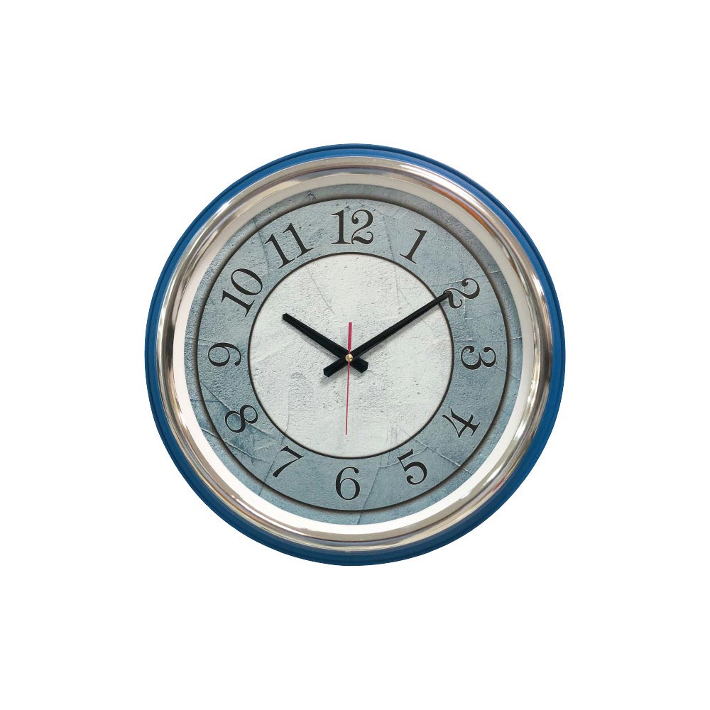 Kİbele201 mavİ metal kasa duvar saatİ 505 mm ekstra promosyon ekstra promosyon