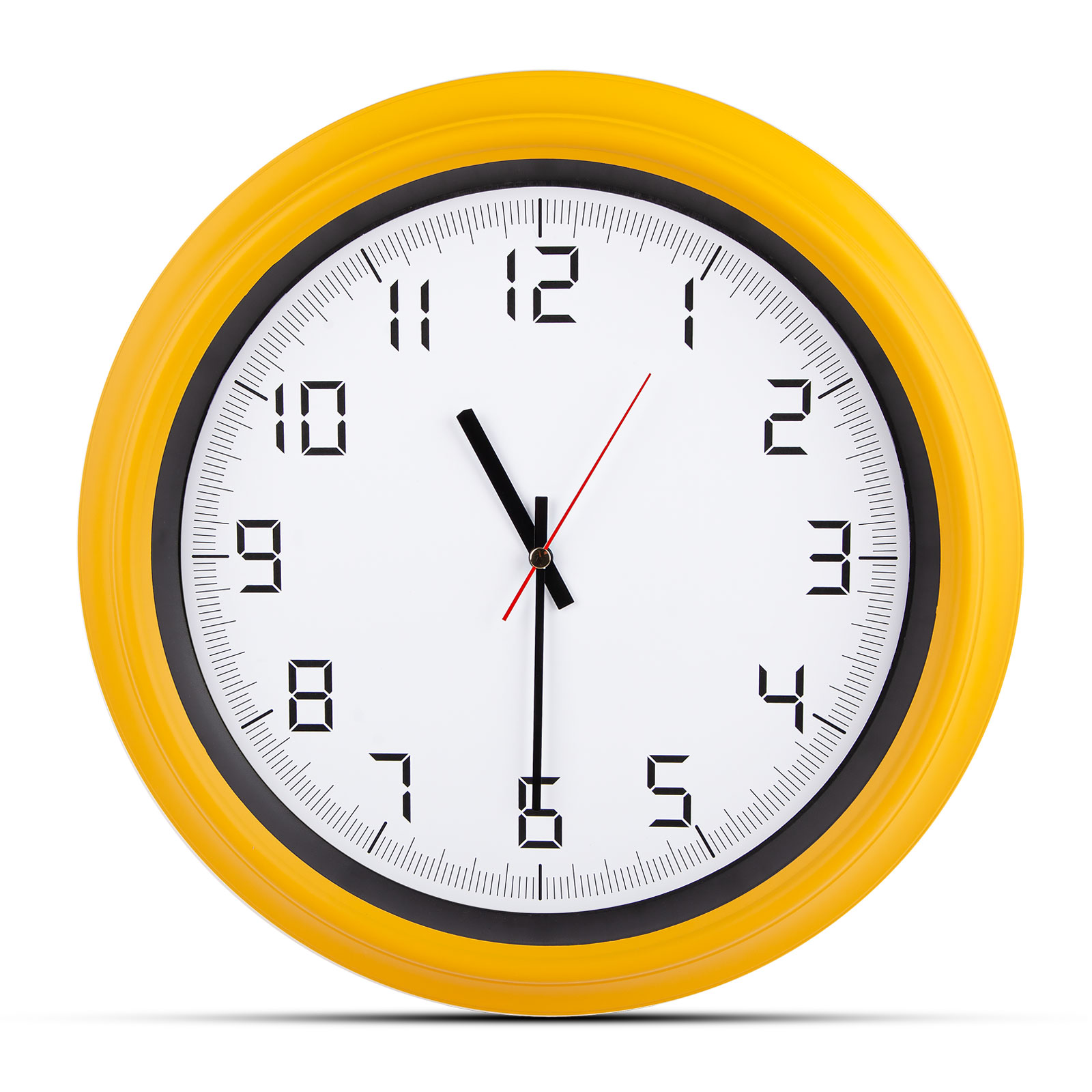 Atlas sari plastİk kasa duvar saatİ 380mm ekstra promosyon ekstra promosyon