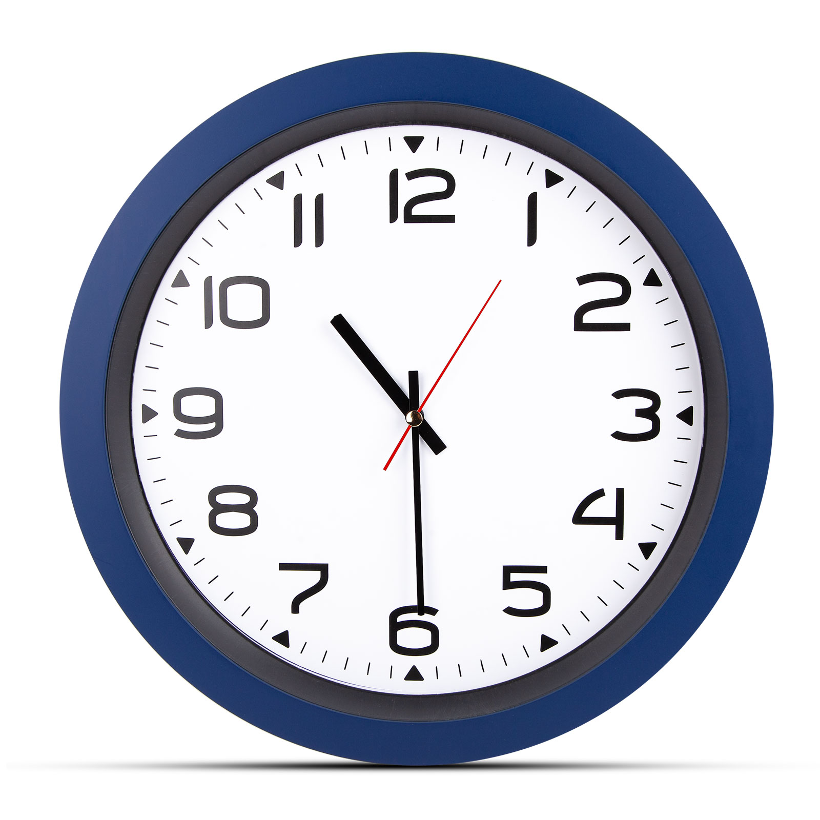 Hera lacİvert plastİk kasa duvar saatİ 350mm ekstra promosyon ekstra promosyon