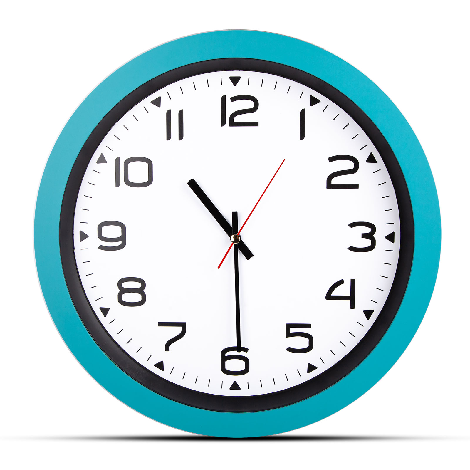 Hera turkuaz plastİk kasa duvar saatİ 350mm ekstra promosyon ekstra promosyon