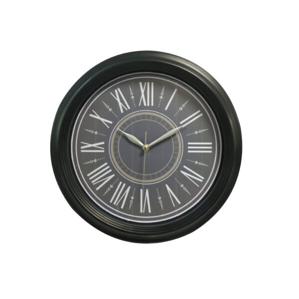 Vesta205 sİyah plastİk ÇerÇeve duvar saatİ 355 mm ekstra promosyon ekstra promosyon
