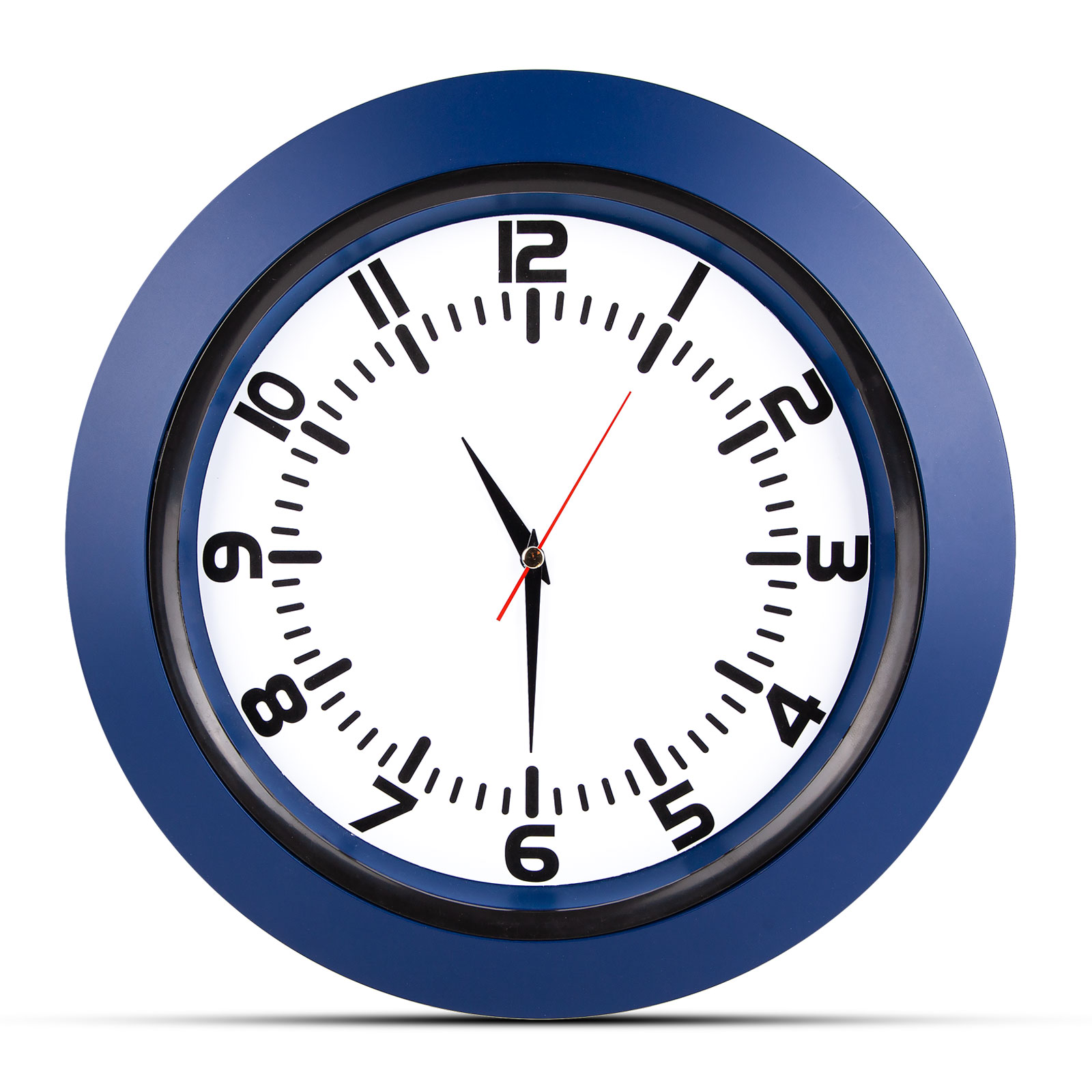Umay lacİvert plastİk kasa duvar saatİ 350 mm ekstra promosyon ekstra promosyon