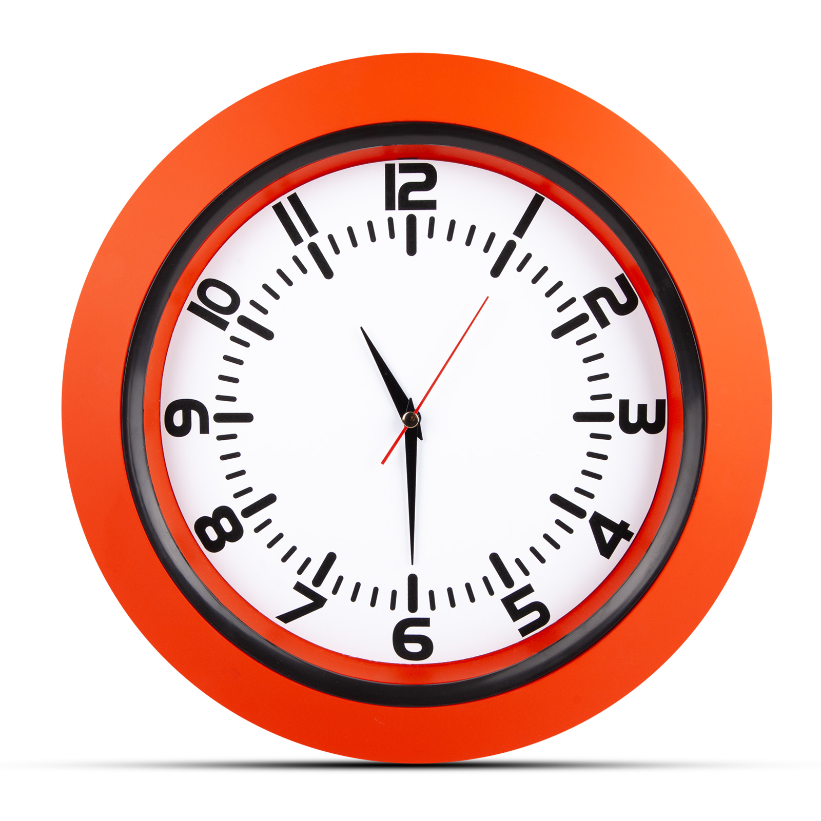 Umay turuncu plastİk kasa duvar saatİ 350 mm ekstra promosyon ekstra promosyon