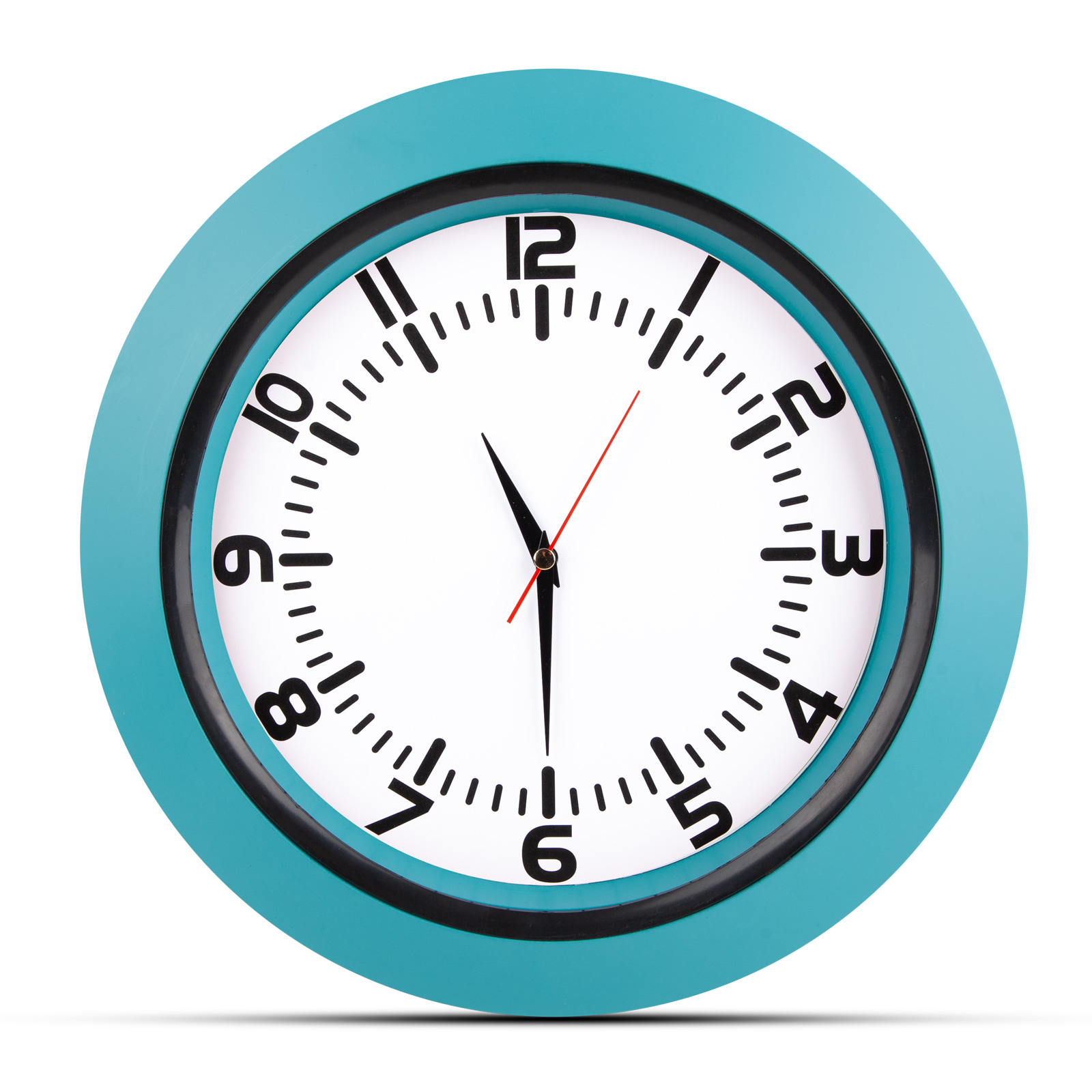 Umay turkuaz plastİk kasa duvar saatİ 350 mm ekstra promosyon ekstra promosyon