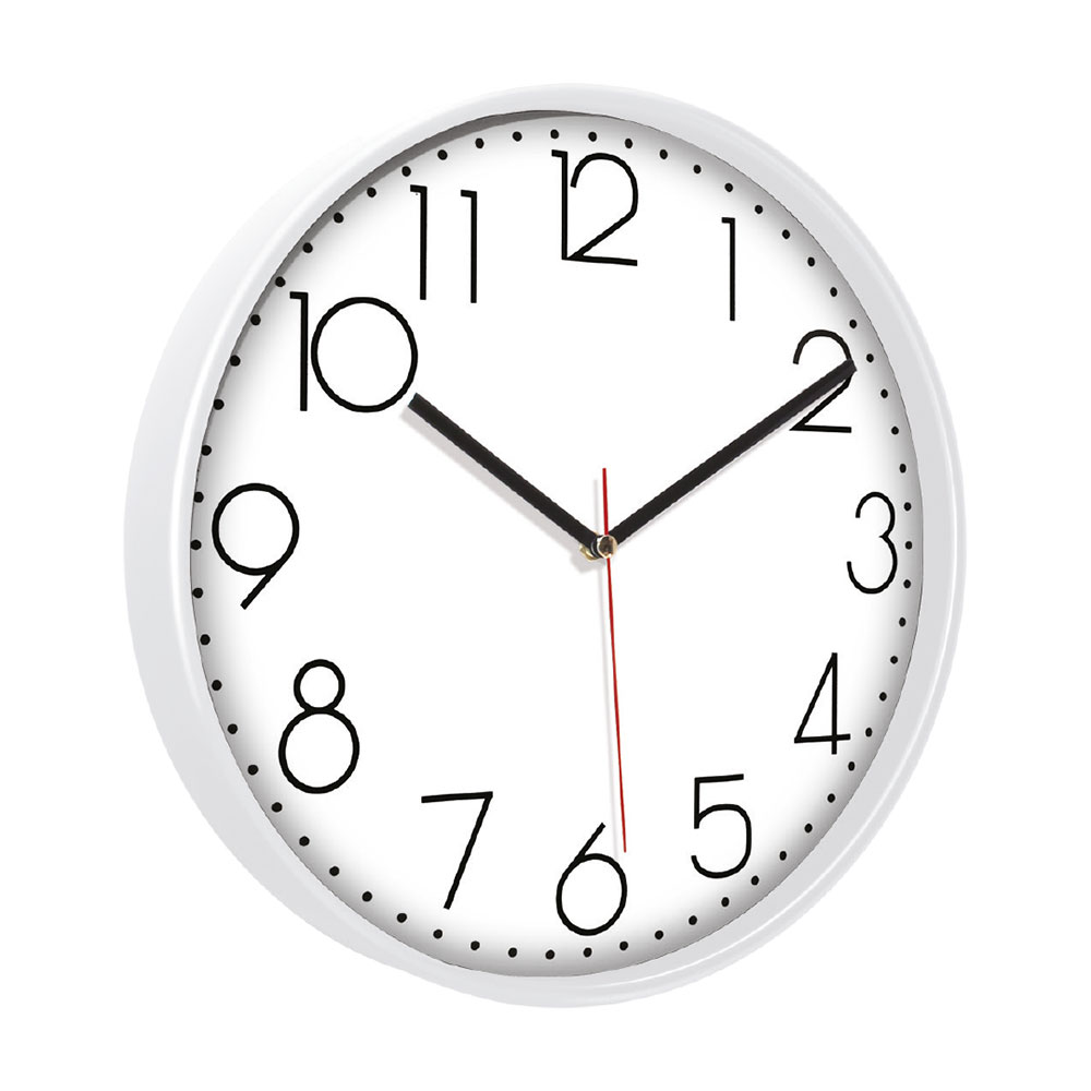Pan164 beyaz plastİk ÇerÇeve duvar saatİ 380 mm ekstra promosyon ekstra promosyon