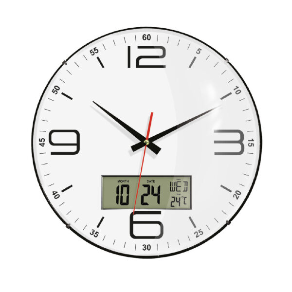 ZEUS507 PLASTİK KASA DUVAR SAATİ (350 MM)