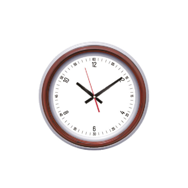 SEDNA526 AHŞAP-BEYAZ BRİSTOL KADRAN DUVAR SAATİ (480 MM)