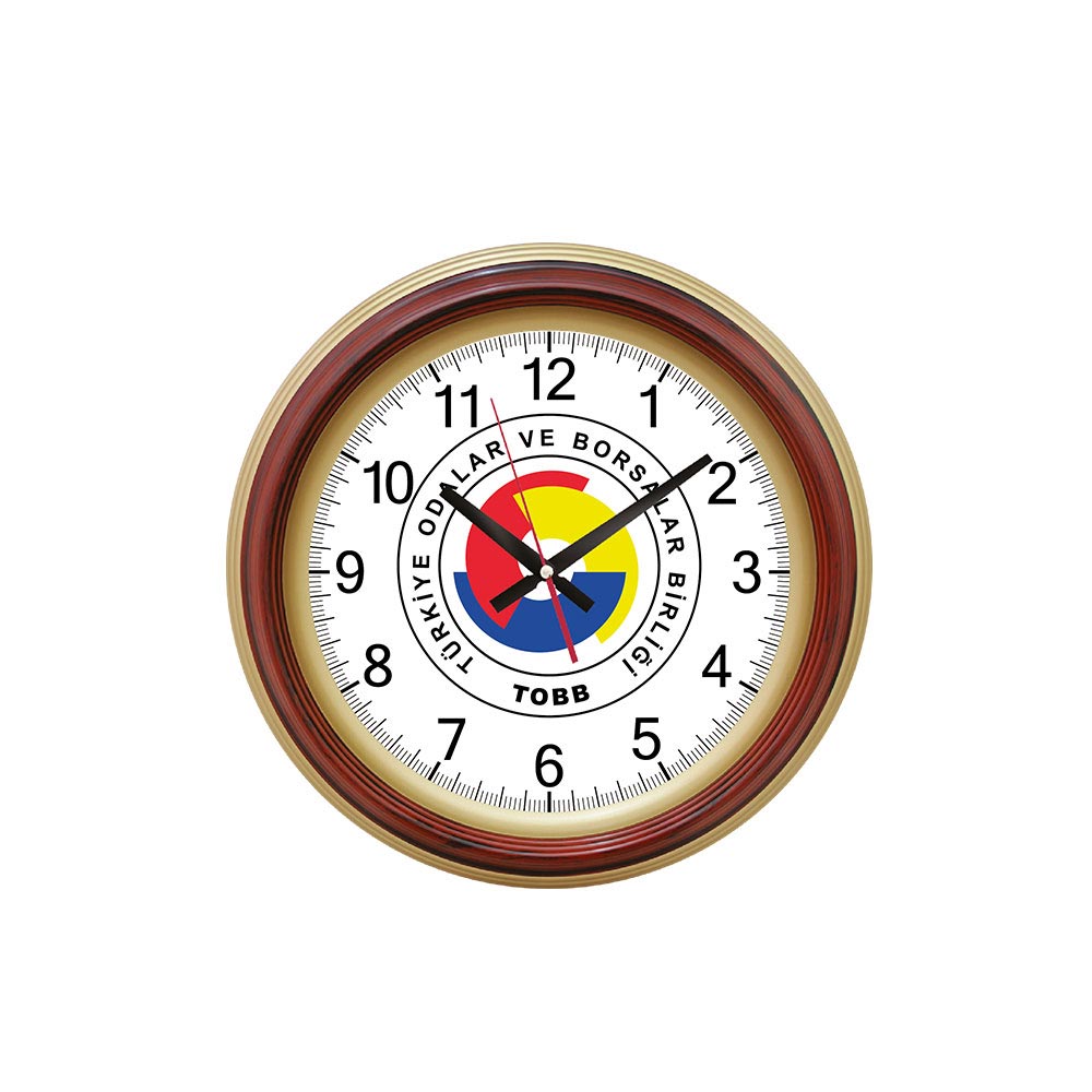 Sedna526 ahŞap altin brİstol kadran duvar saatİ 480 mm ekstra promosyon ekstra promosyon