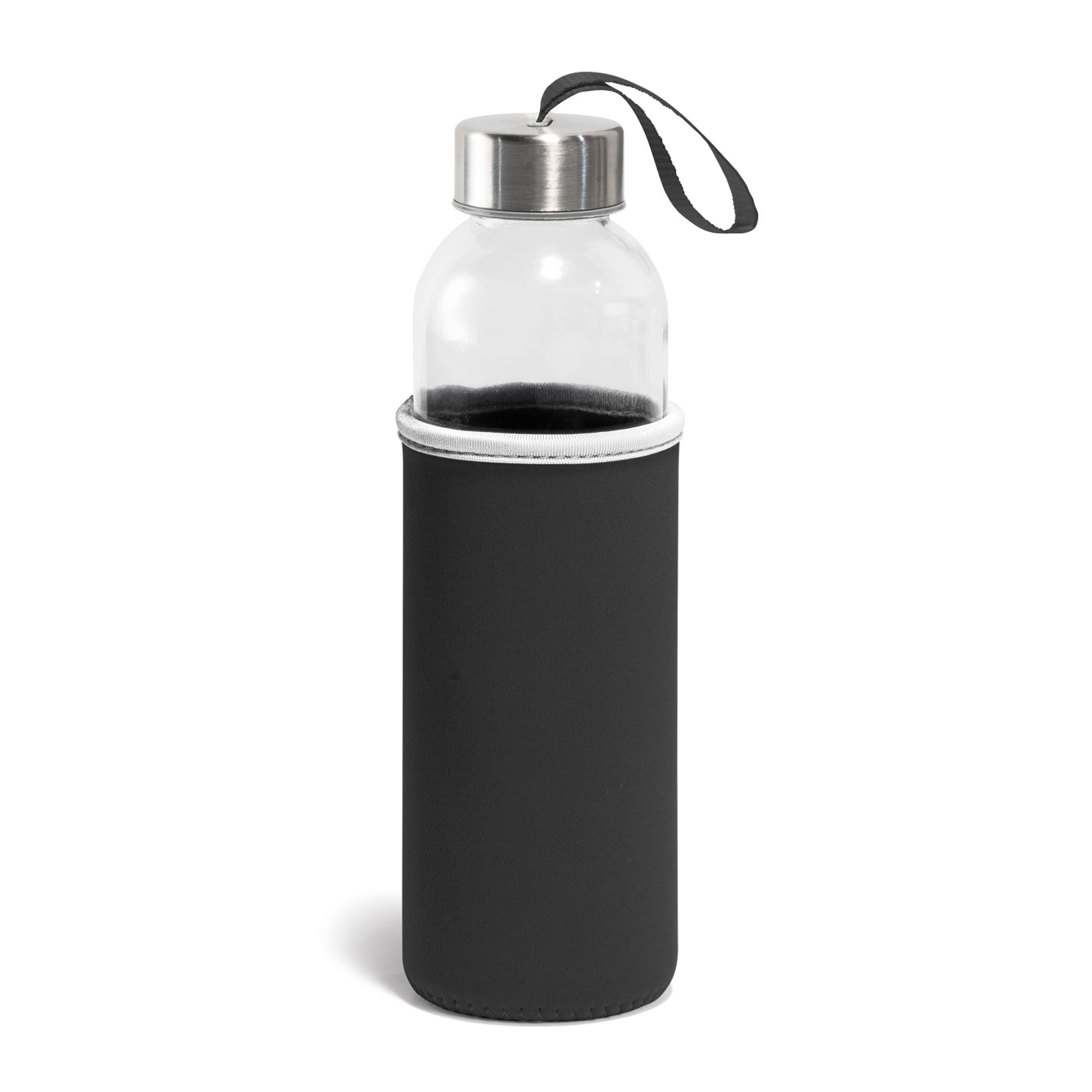 LADOGA SİYAH 550 ML CAM MATARA | Promosyon Ürünleri