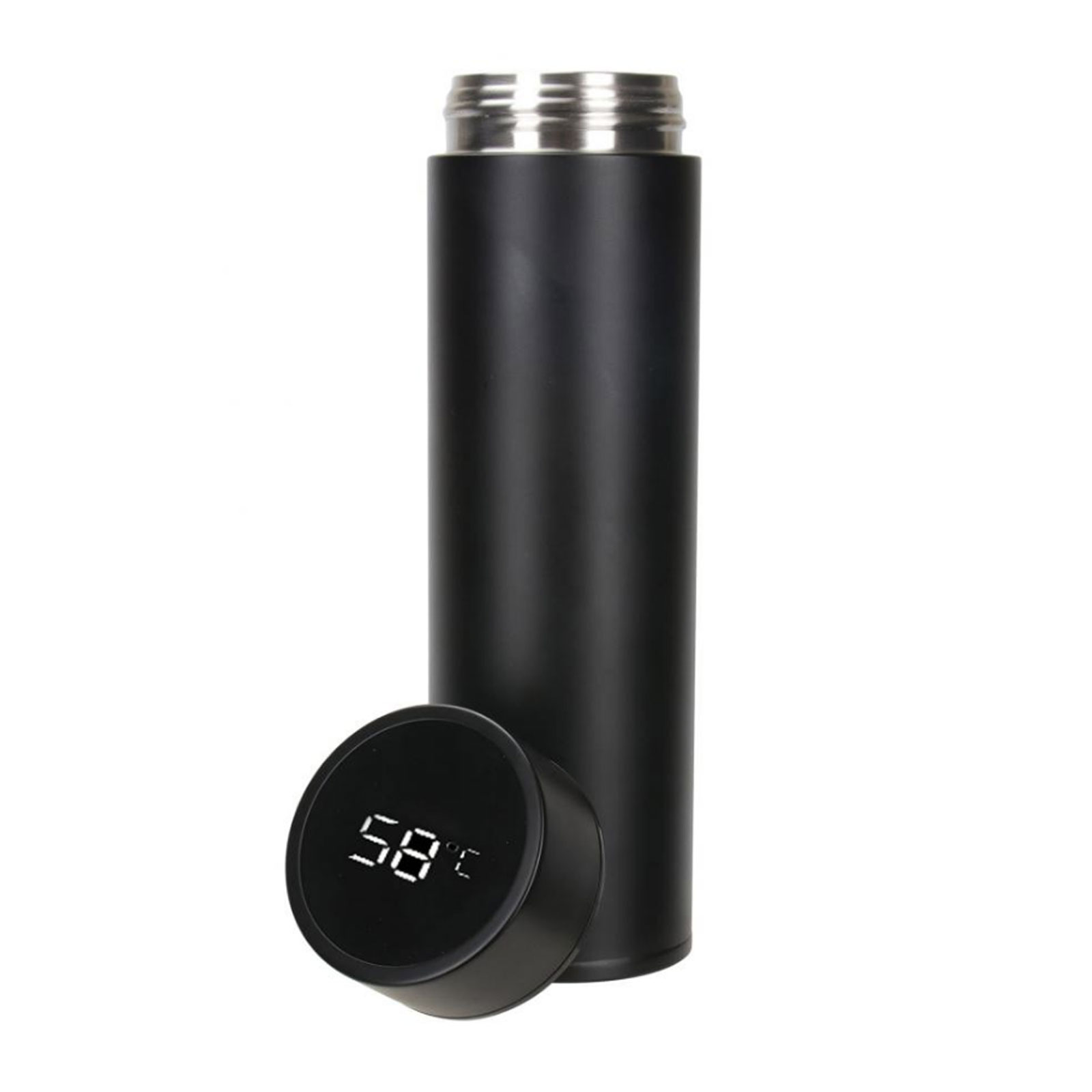 BEYŞEHİR SİYAH 500 ML DERECELİ TERMOS | Promosyon Ürünleri