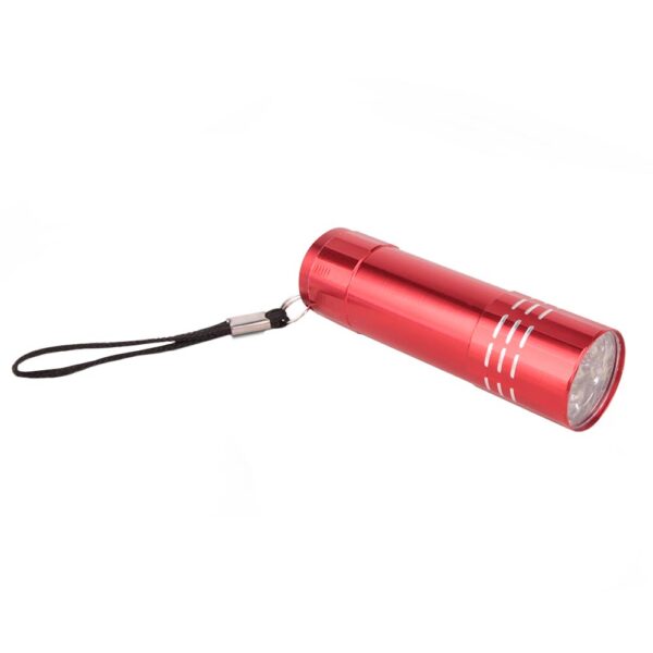 Kanarya kirmizi 9 led el fenerİ ekstra promosyon ekstra promosyon