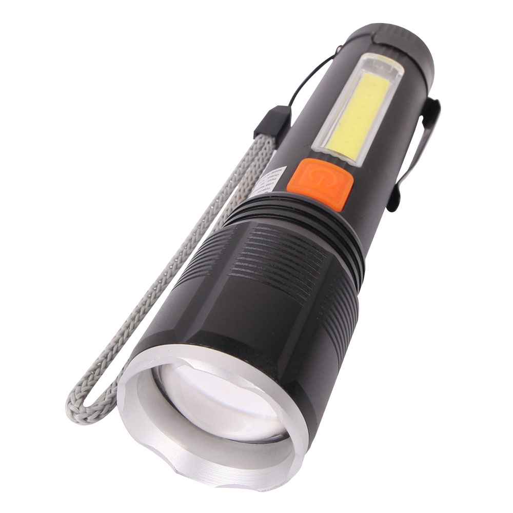 Arsuz sİyah 4 modlu Şarj edİlebİlİr led el fenerİ ekstra promosyon ekstra promosyon