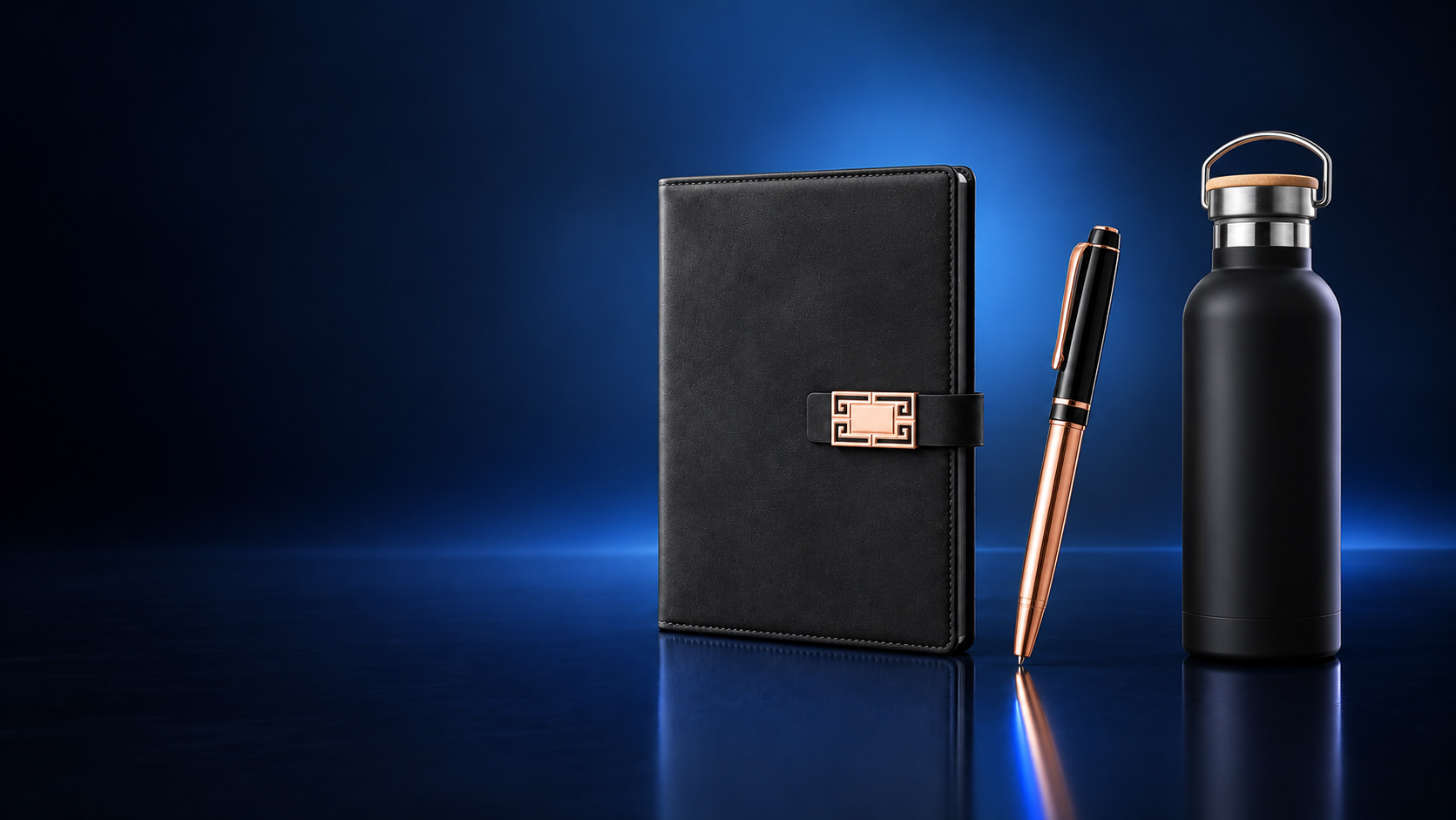 Siyah Rose Gold Kurumsal Hediye Seti