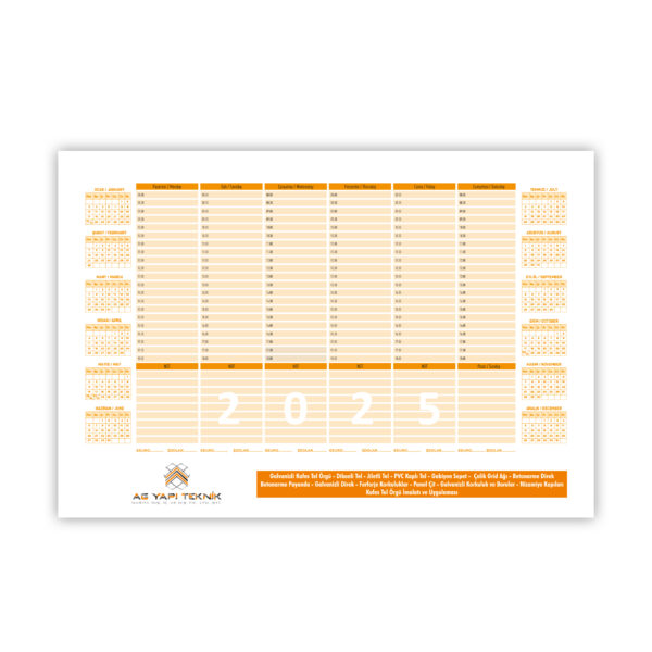 ALA-08 TAKVİMLİ TARİHSİZ TUTKALLI SÜMEN