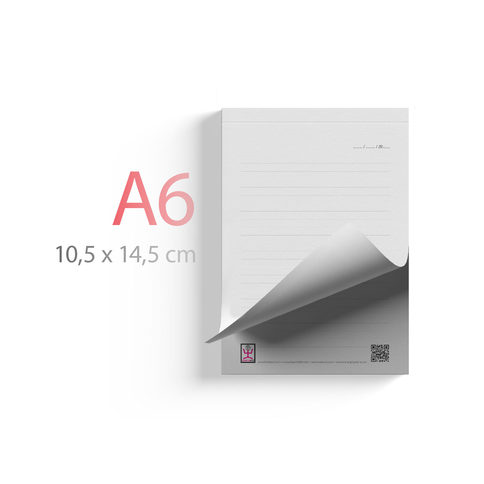 ALA-33 A6 TUTKALLI BLOKNOT | Promosyon Ürünleri