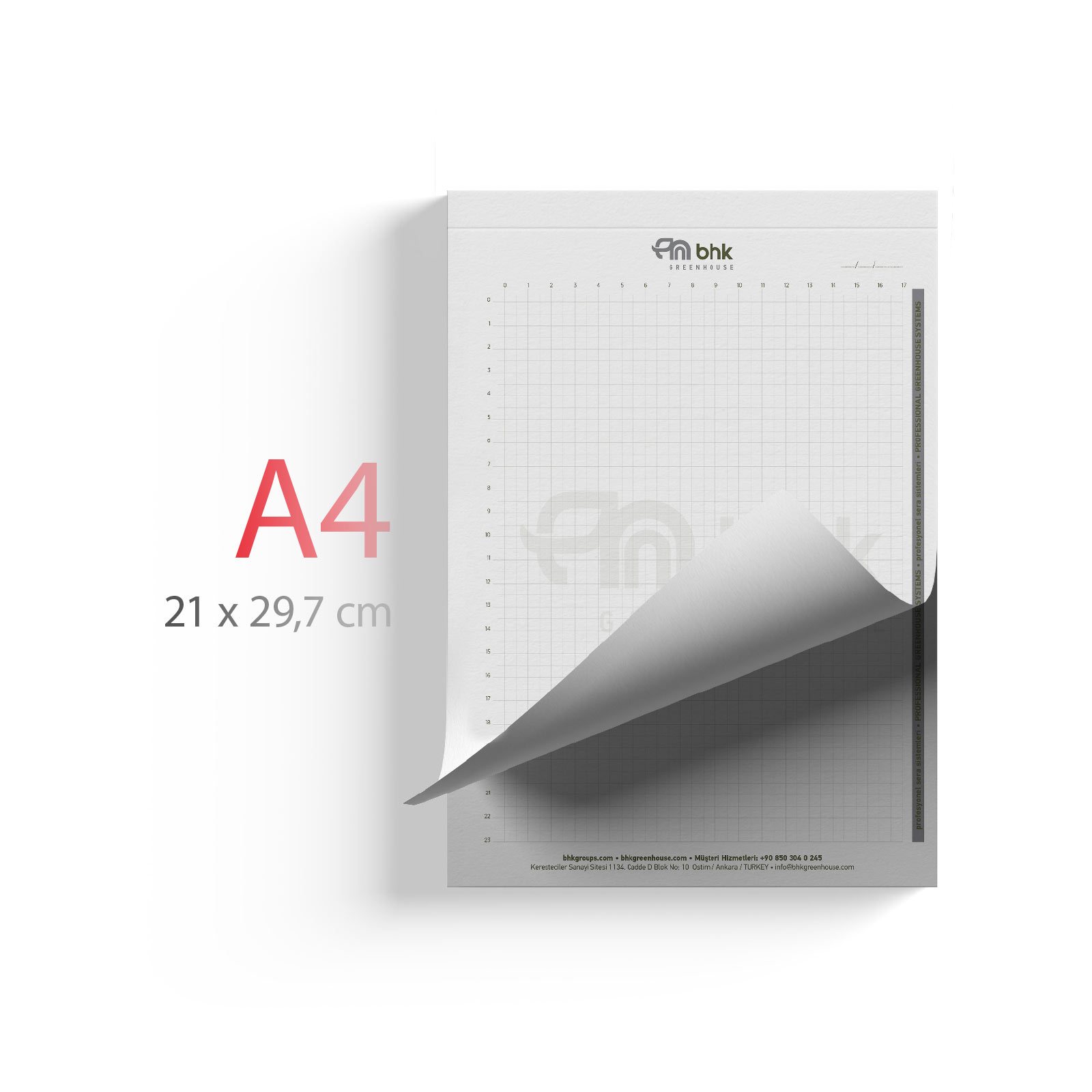 ALA-50 A4 TUTKALLI BLOKNOT | Promosyon Ürünleri