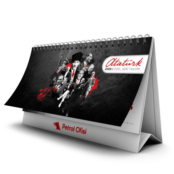 PM-53 ATATÜRK ÜÇGEN SIVAMA AYAK MASA TAKVİMİ