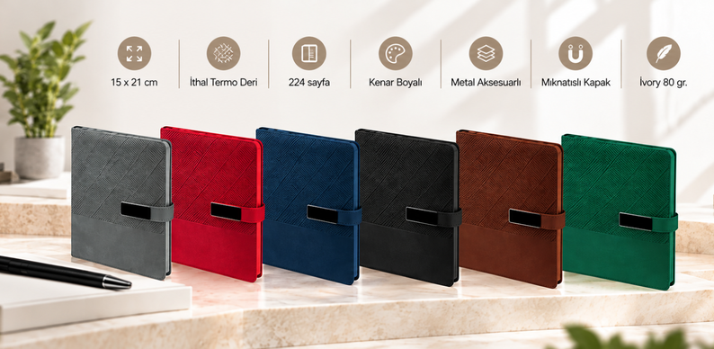 Promosyon Ajanda ve Tarihsiz Defter Modelleri
